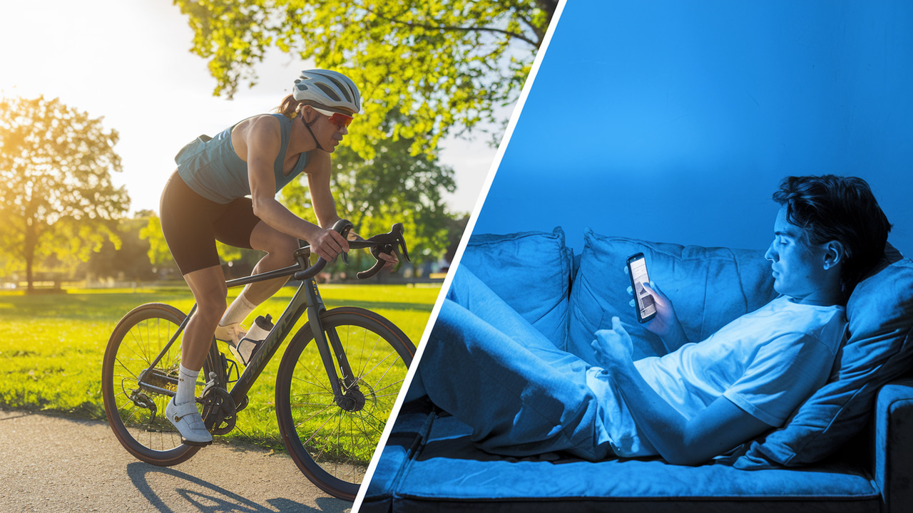 Cycling vs Scrolling: Use Leisure Time to Burn Calories, Not Battery Life
